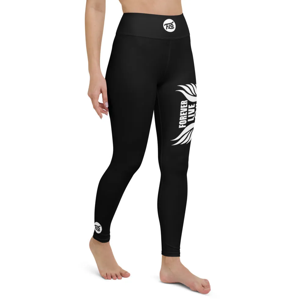 FLO Black & White Yoga Leggings