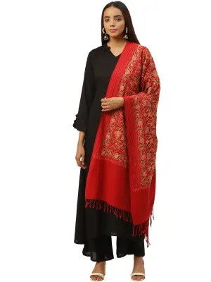 Floral Acrylic Wool Shawl