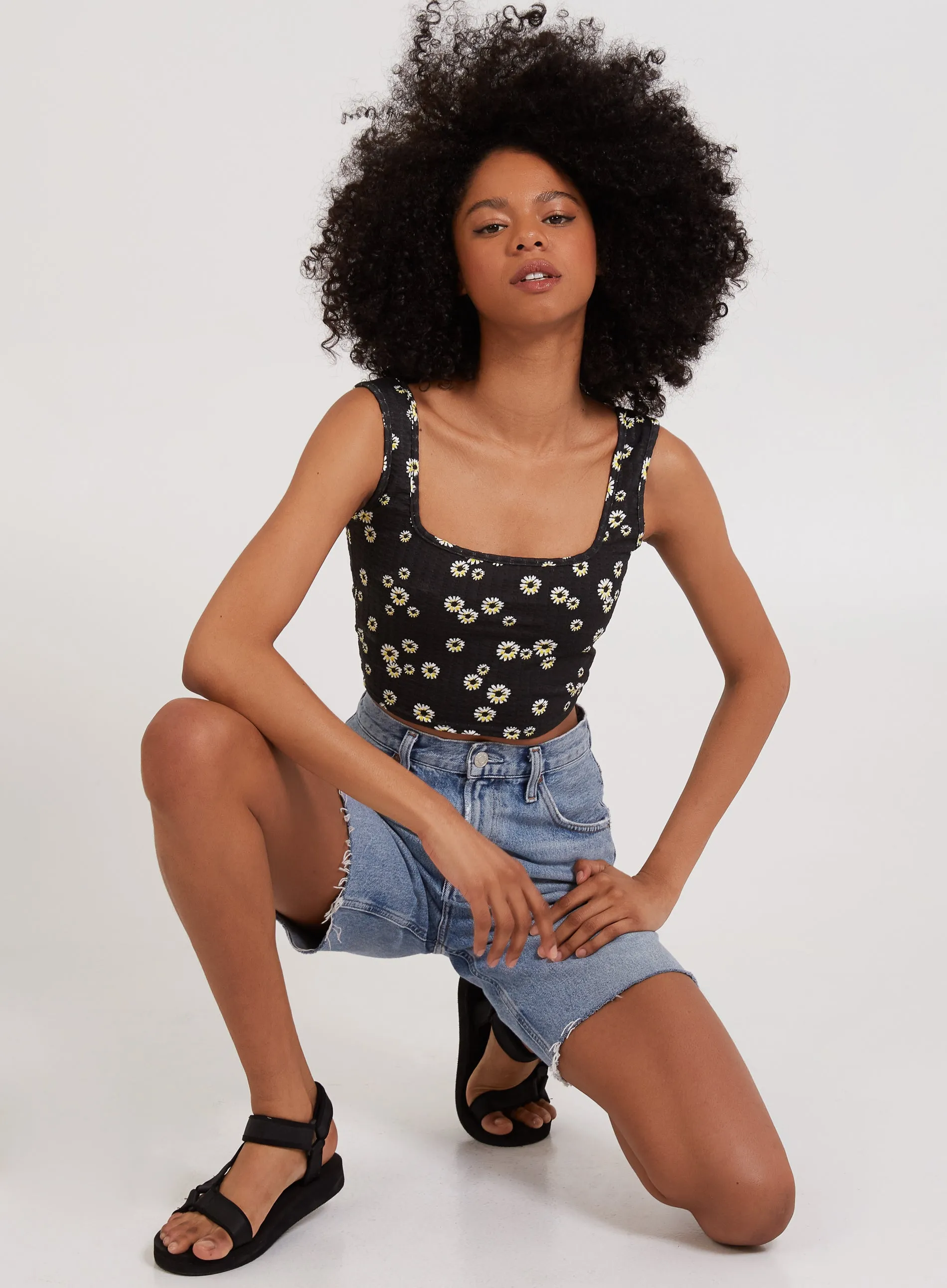 Floral Crop Top