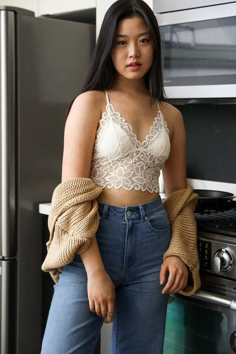 Floral Lace Bralette - 5 colors!
