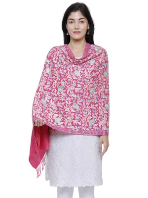 Floral Wool Shawl