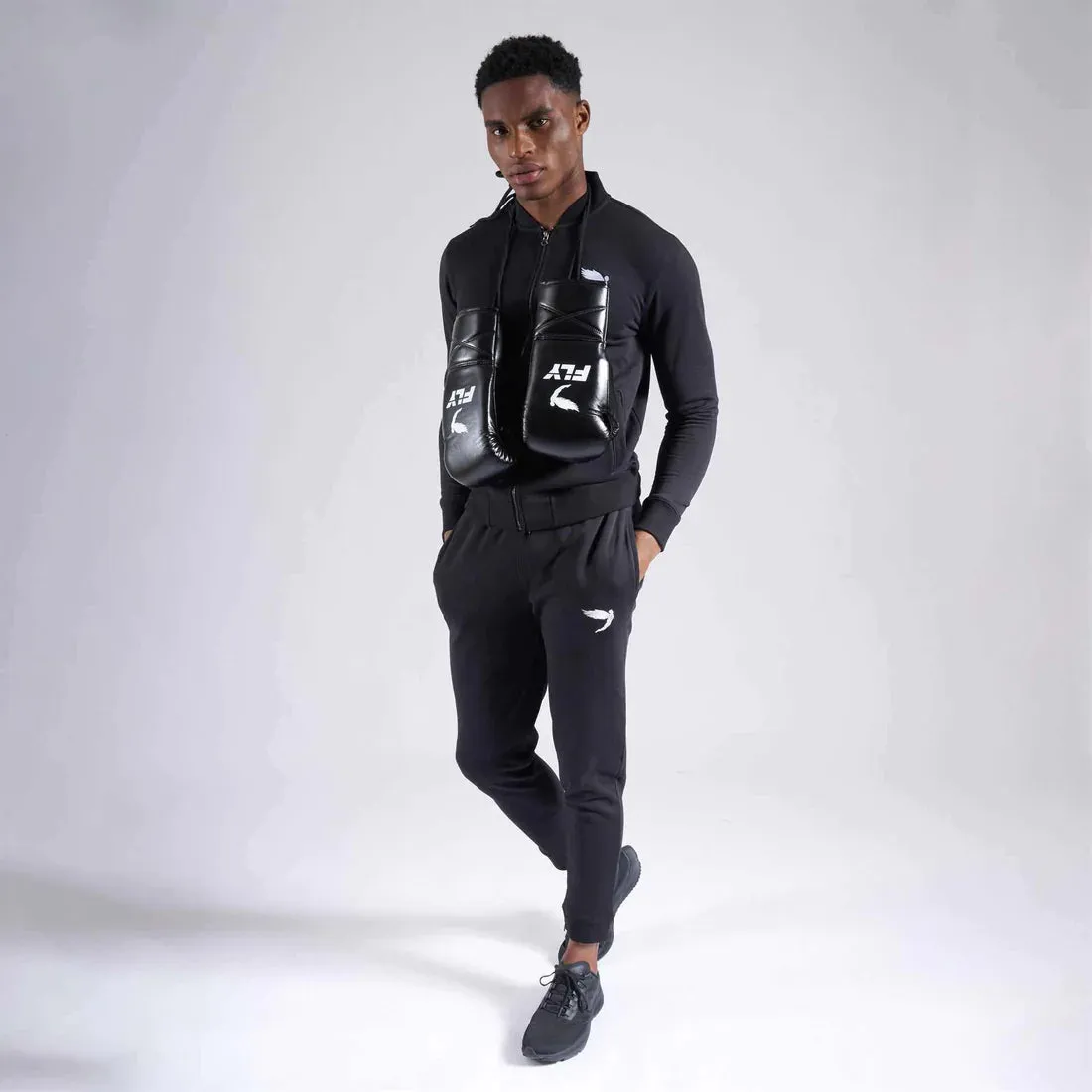 FLY-Tracksuit Joggers/Black