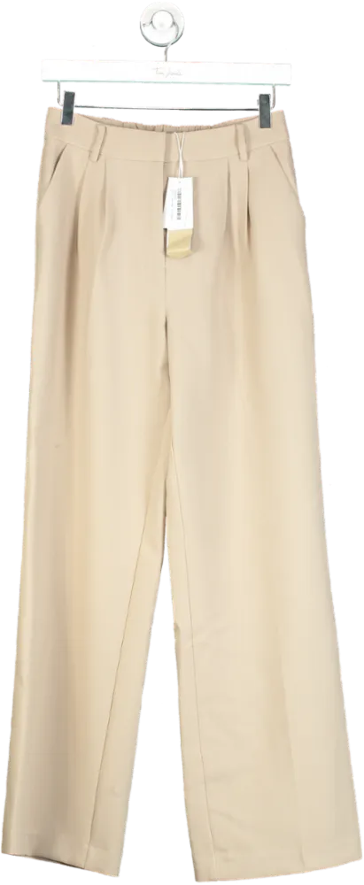 Forever New Desert Taupe Tessa Straight Leg Pant UK 8