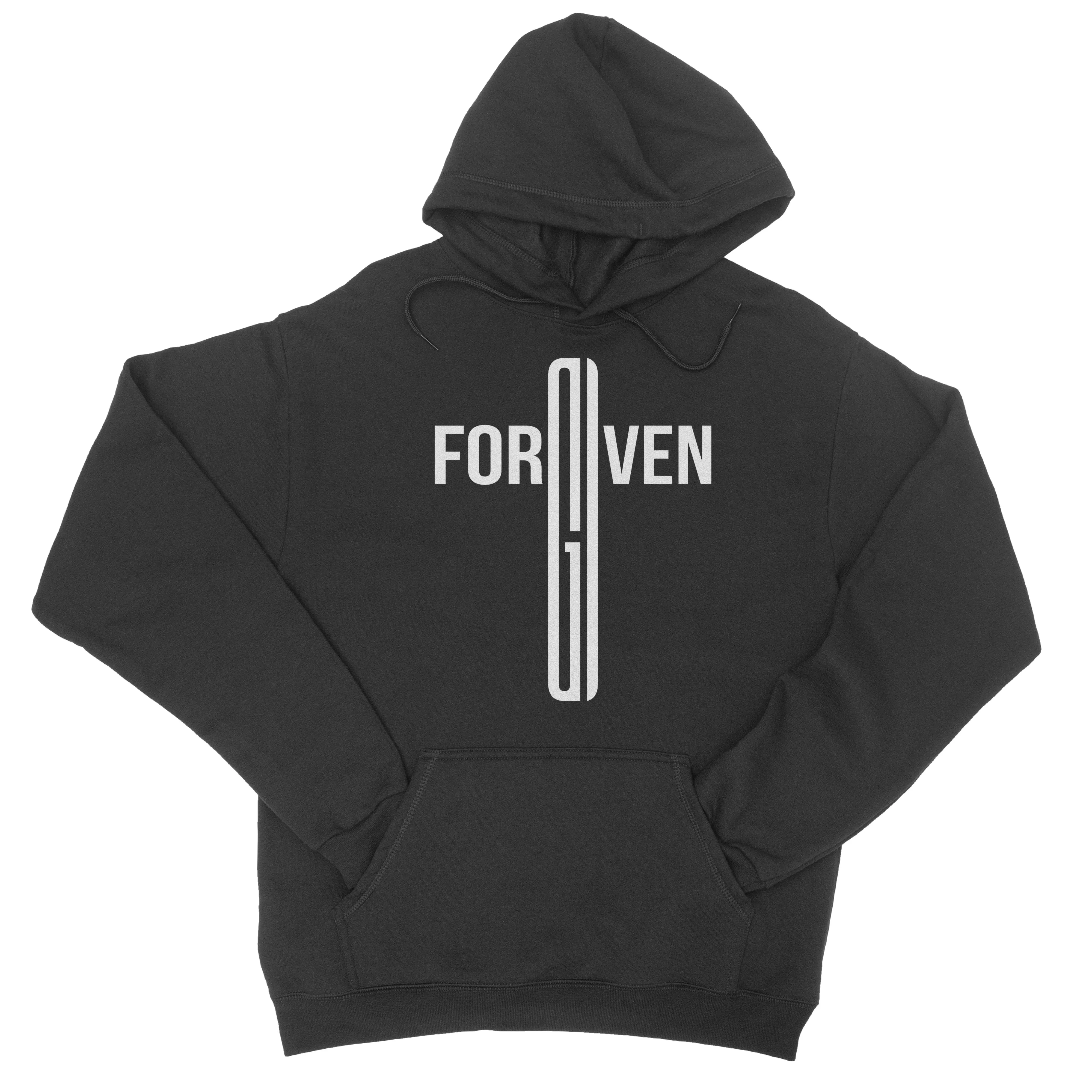 Forgiven Cross Christian Hooded Sweatshirt