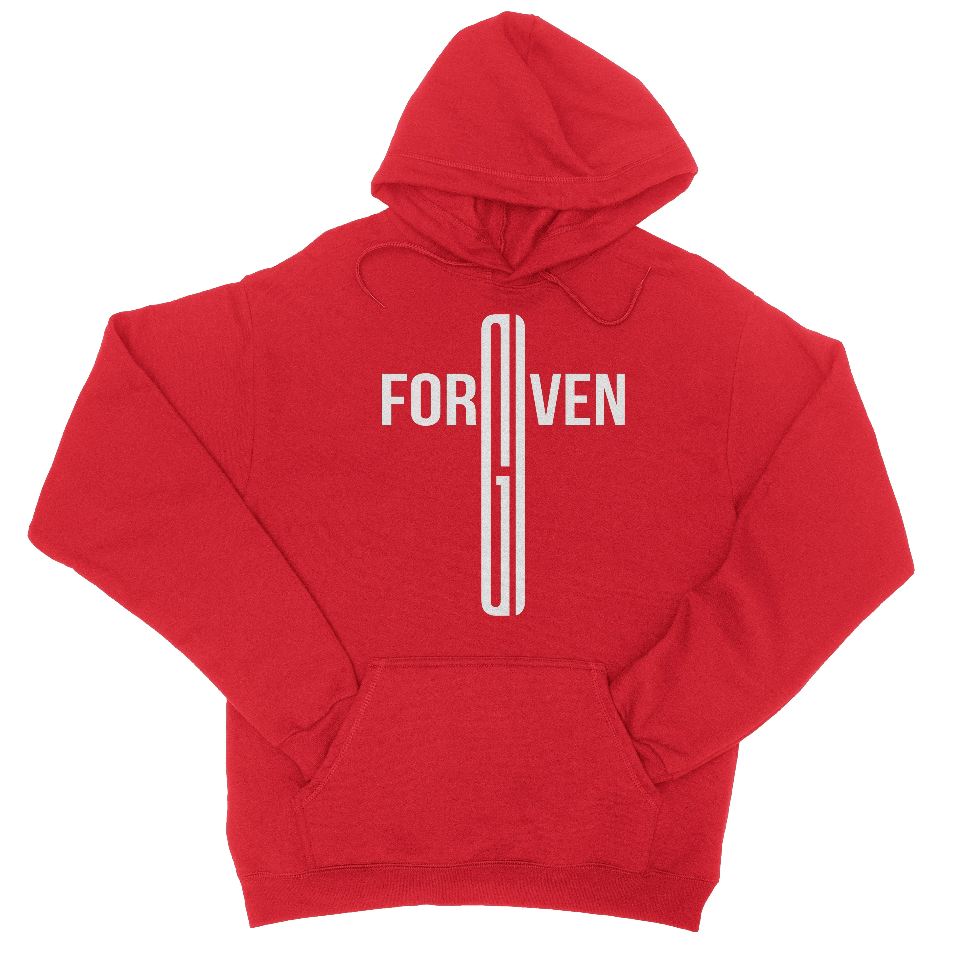 Forgiven Cross Christian Hooded Sweatshirt