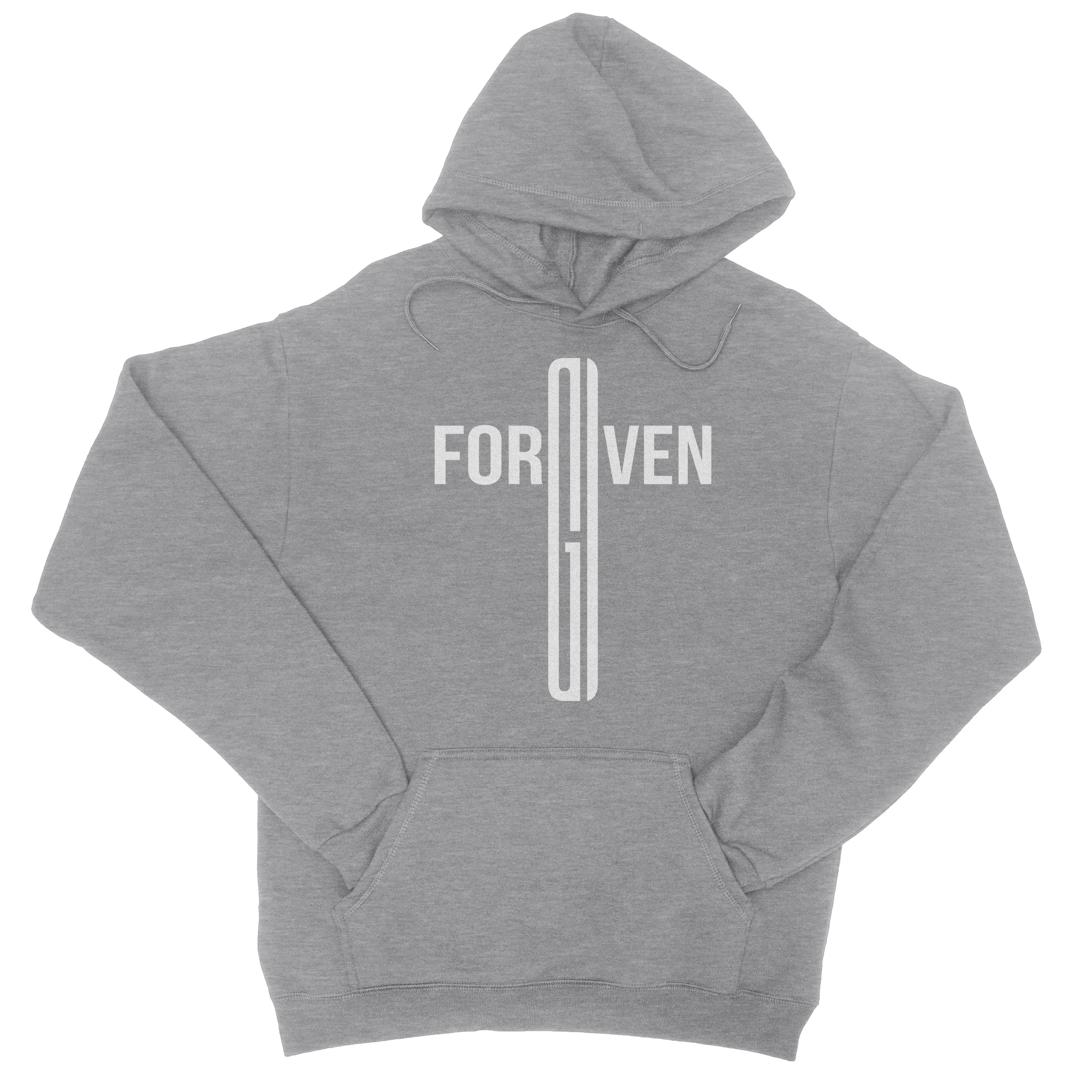 Forgiven Cross Christian Hooded Sweatshirt