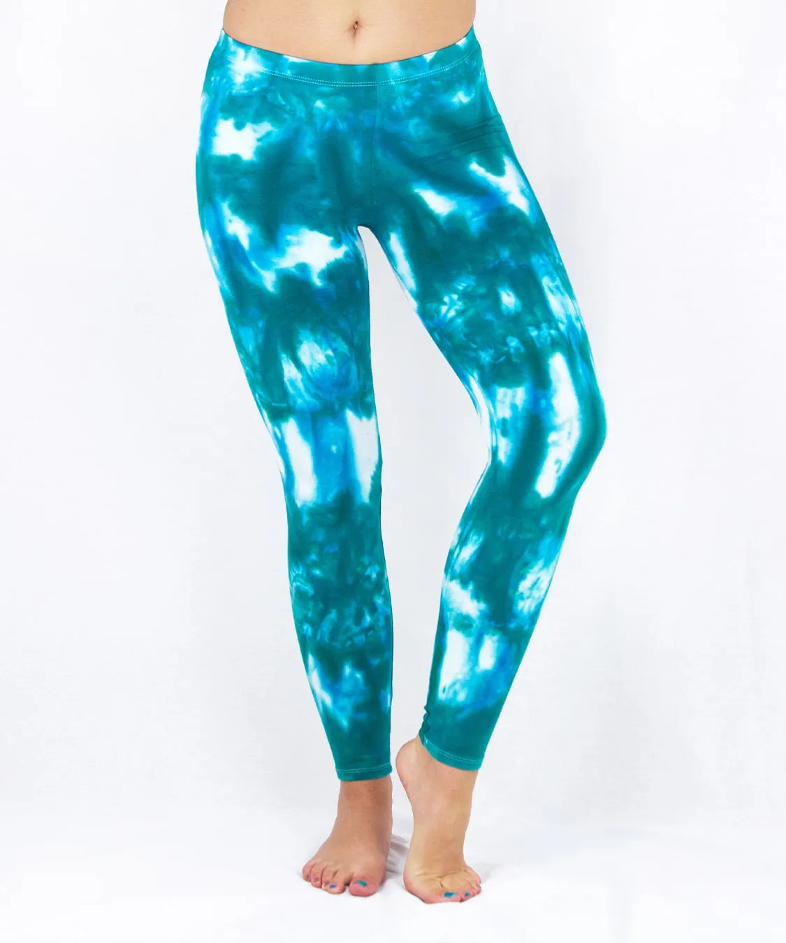 Frozen Tie Dye Yoga Leggings