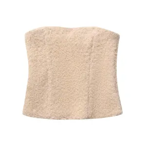 Fuzzy Tube Top
