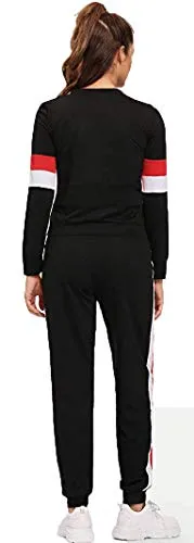Galani Yoga Suit For Sports Gym Dancing Workout Aerobic Fitness Breathable Fabric Top & Leggings For Women Comfortable Ankle-Length Yoga Wear (Black, M)