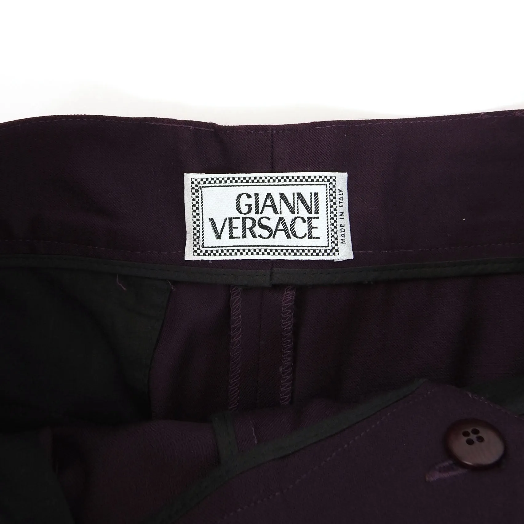 Gianni Versace Vintage Pleated Pants Size 48
