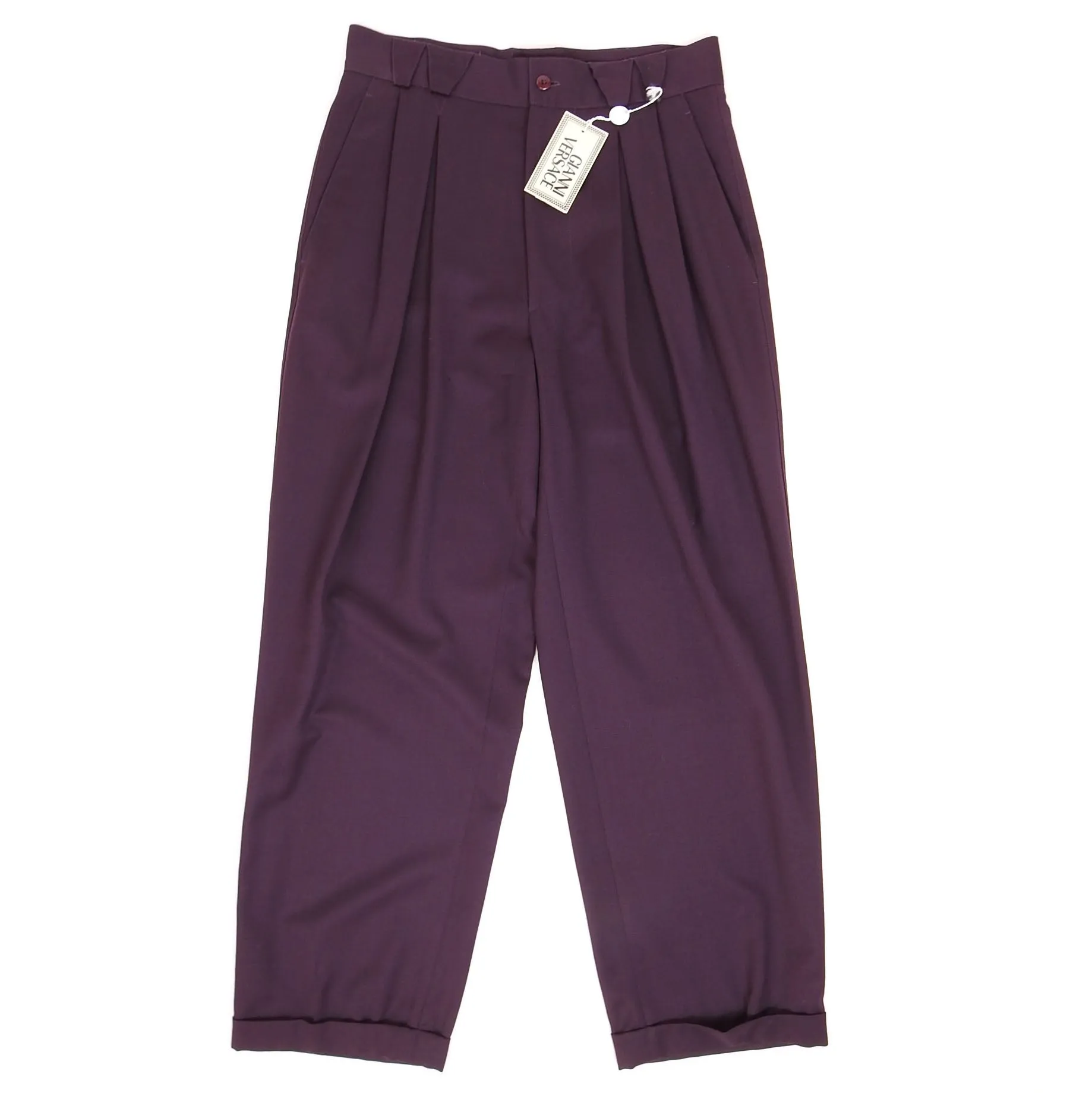 Gianni Versace Vintage Pleated Pants Size 48
