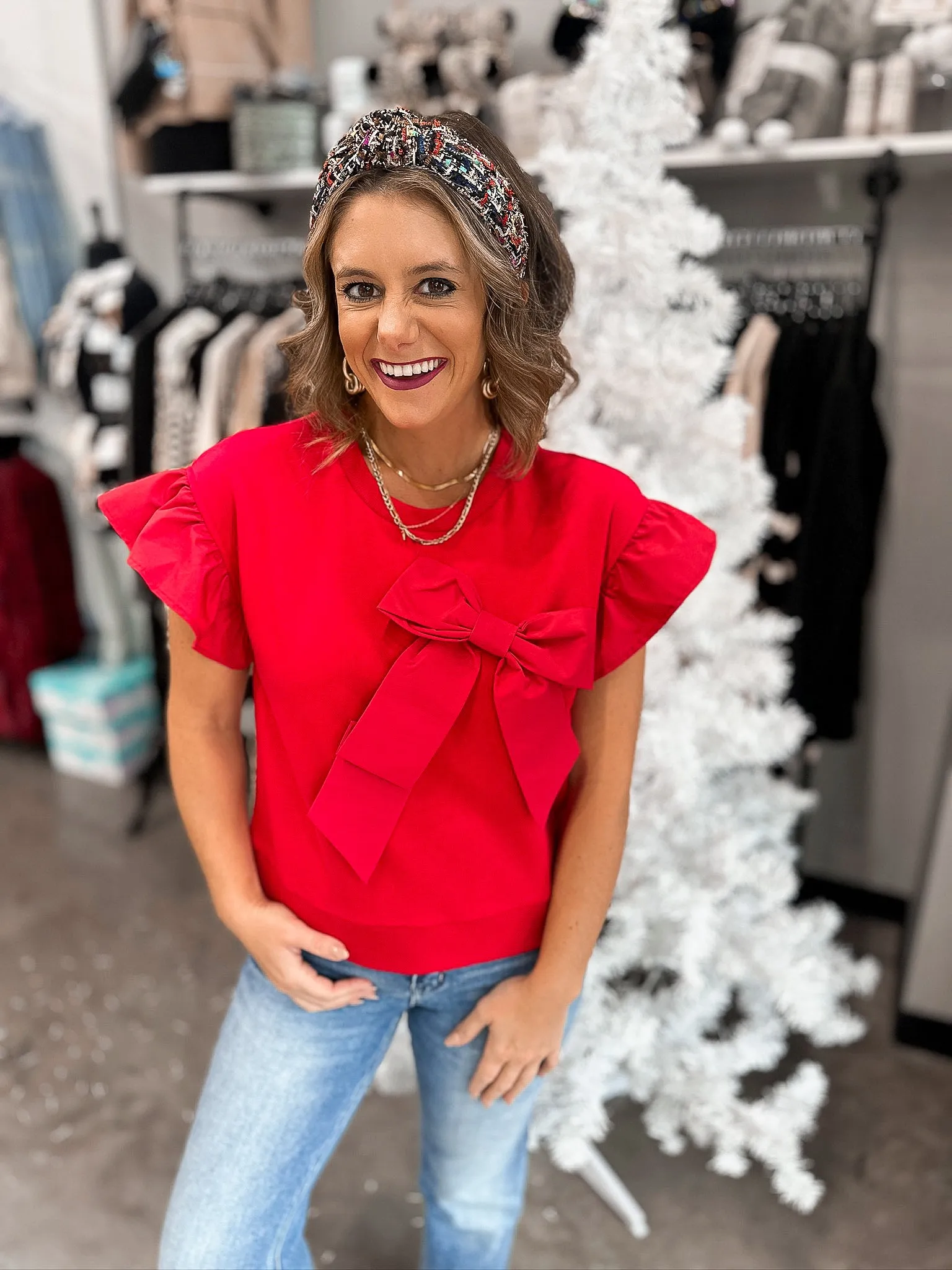Gifts of Goodwill Bow Pullover