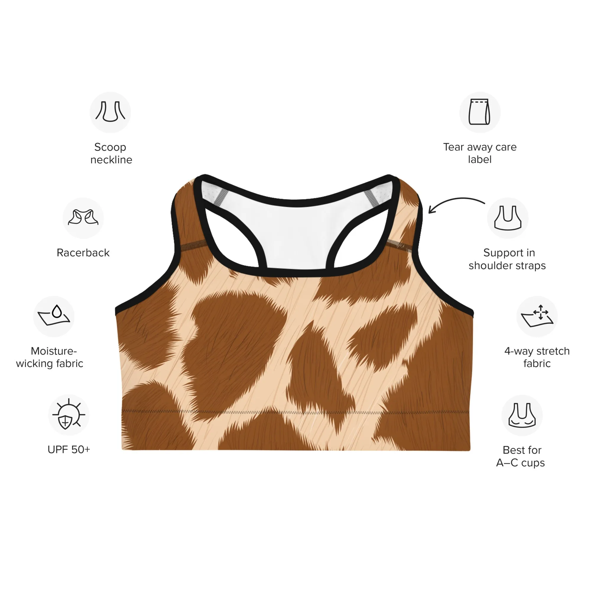 Giraffe Sports Bra