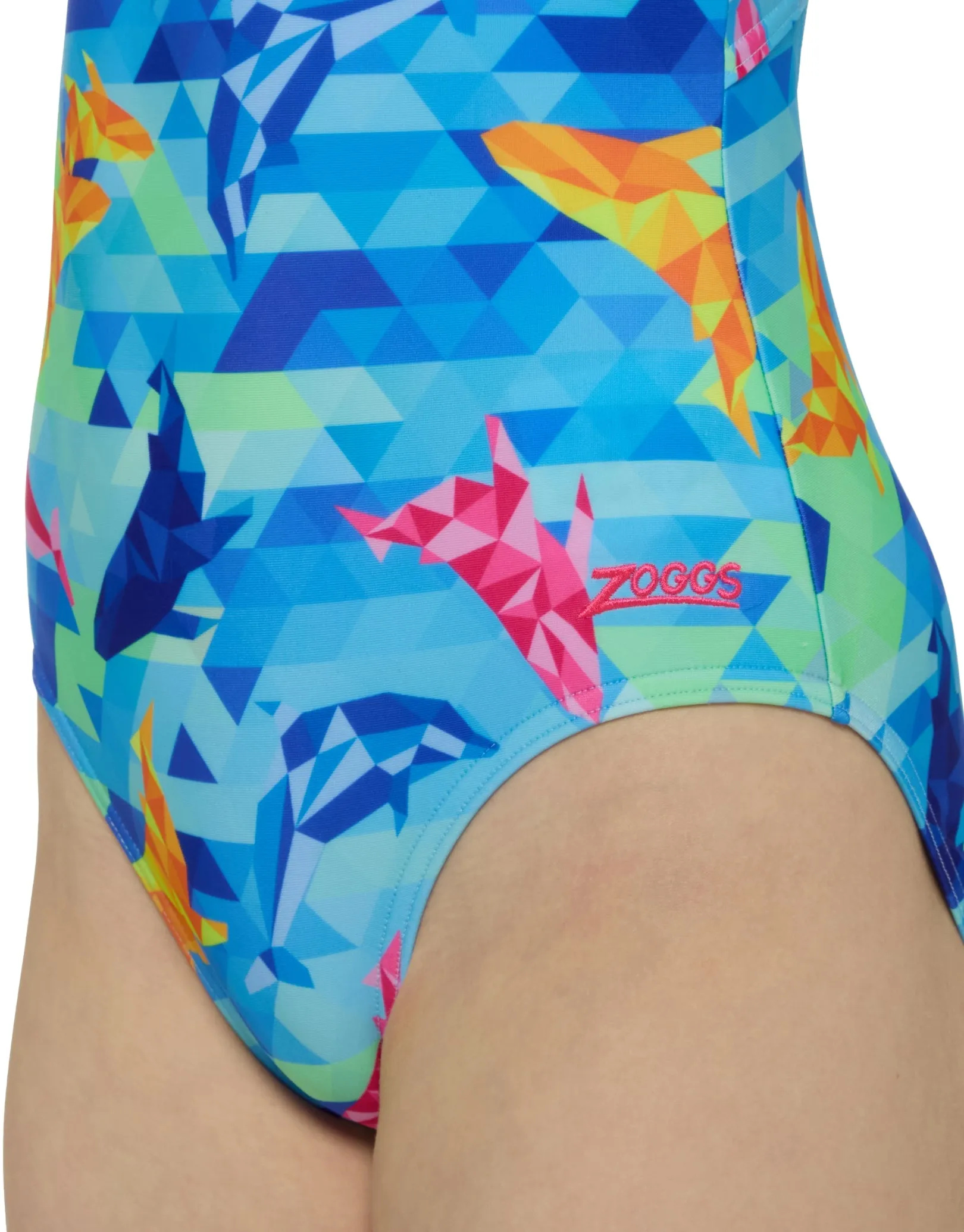 Girls Dolphine Sprintback Swimsuit - Blue
