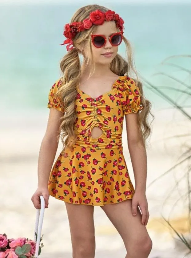 Girls Have Goggles, Will Travel One Piece Swimsuit