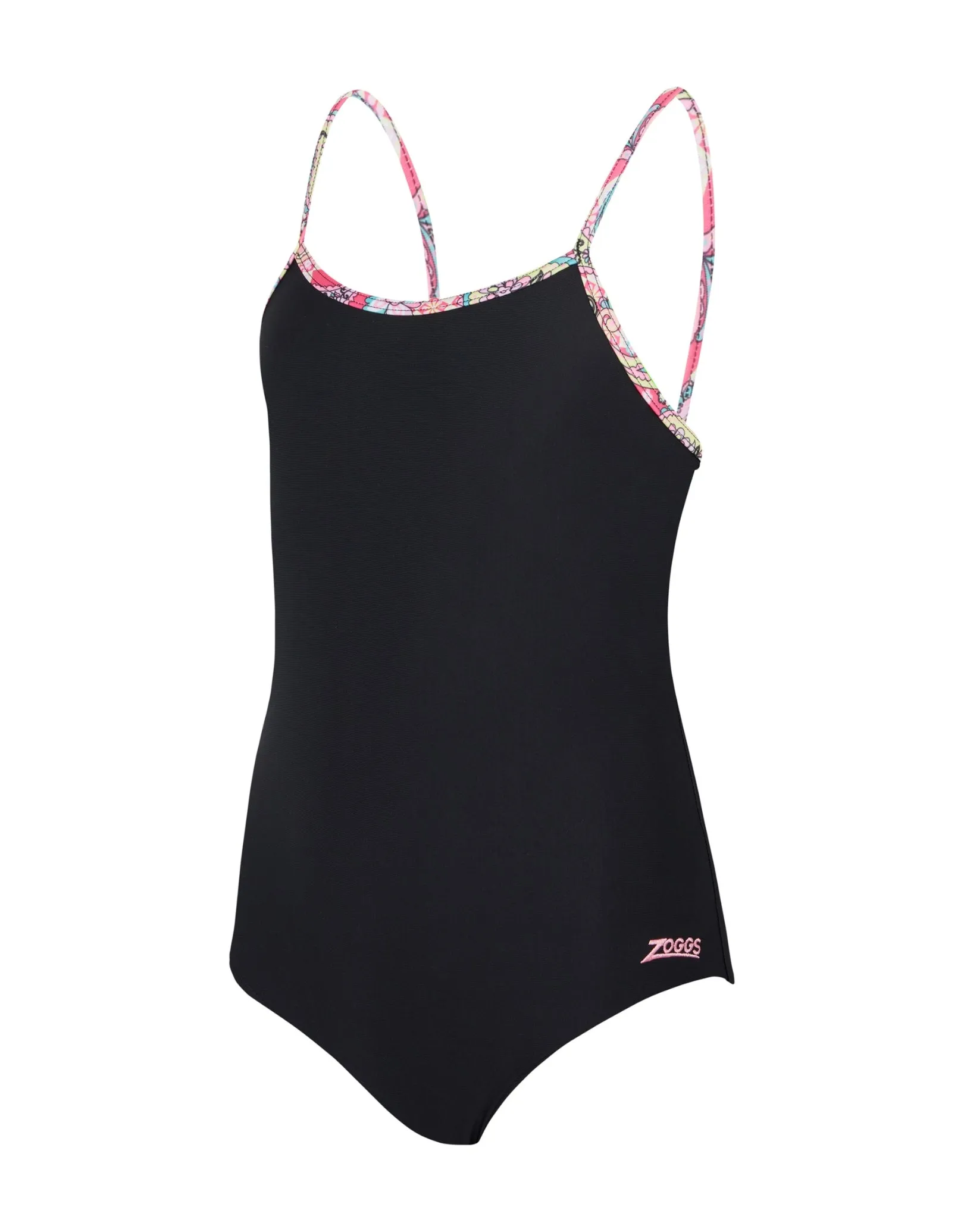Girls Heavenly Classicback Swimsuit - Black/Multi
