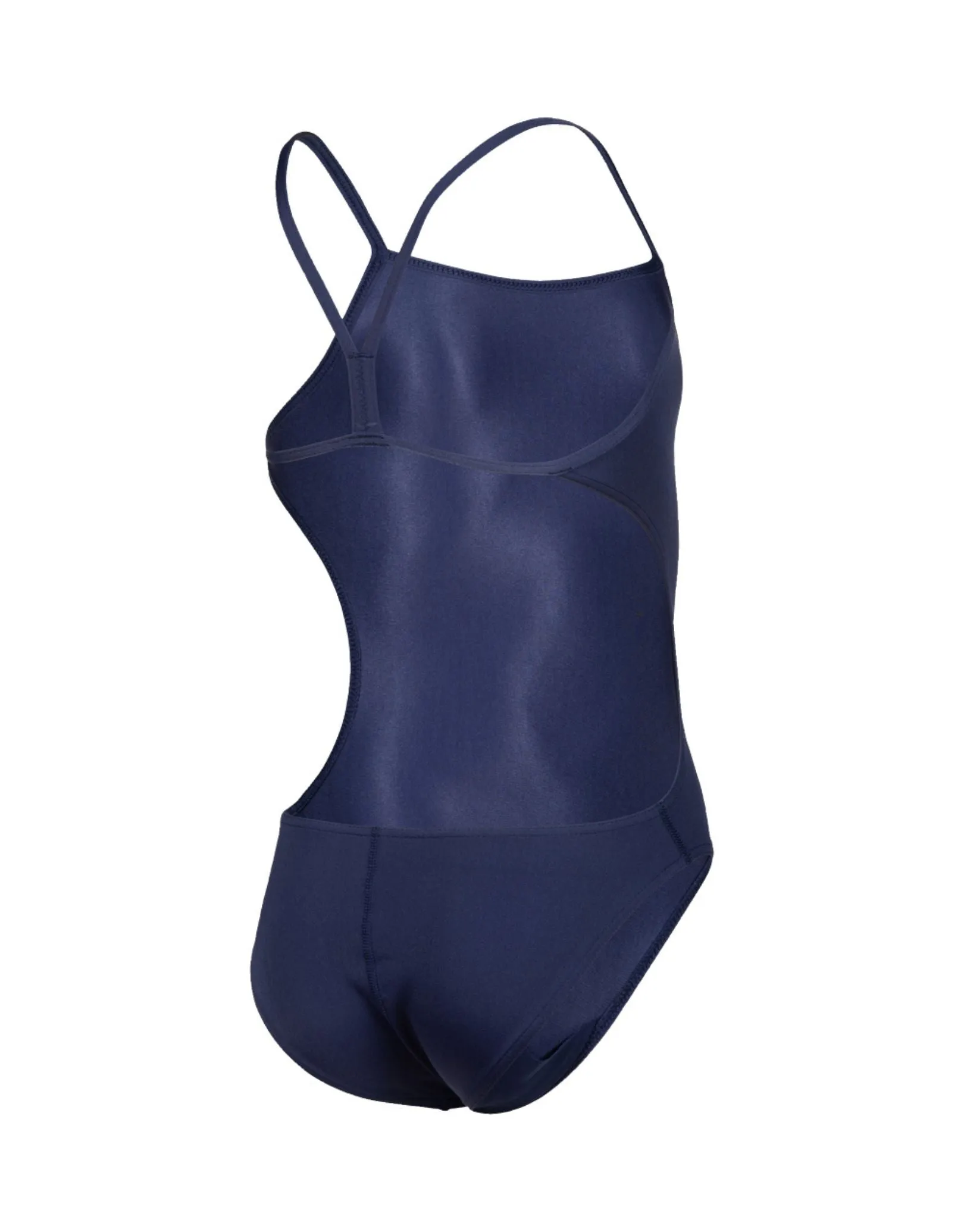 Girls Team Challenge Solid Swimsuit - Navy/White
