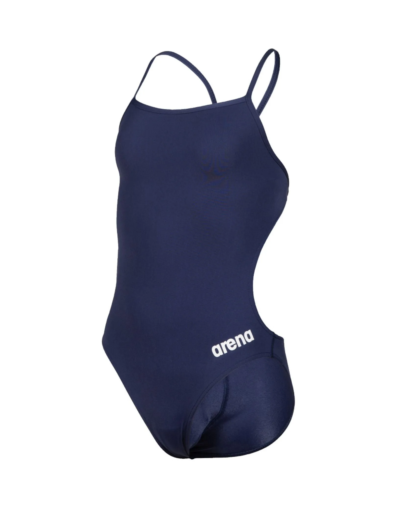 Girls Team Challenge Solid Swimsuit - Navy/White