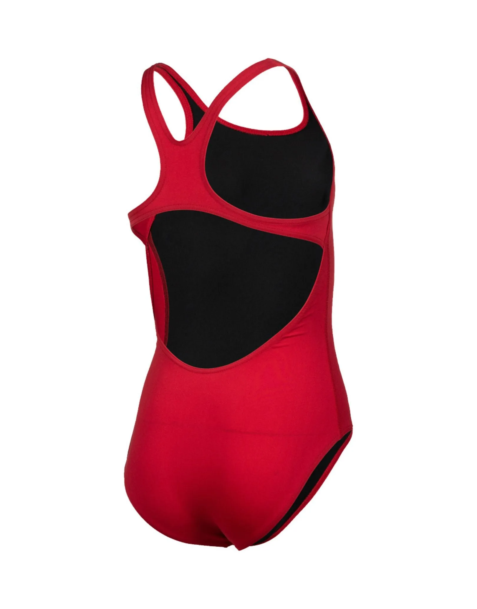 Girls Team Swim Pro Solid Swimsuit - Red/White
