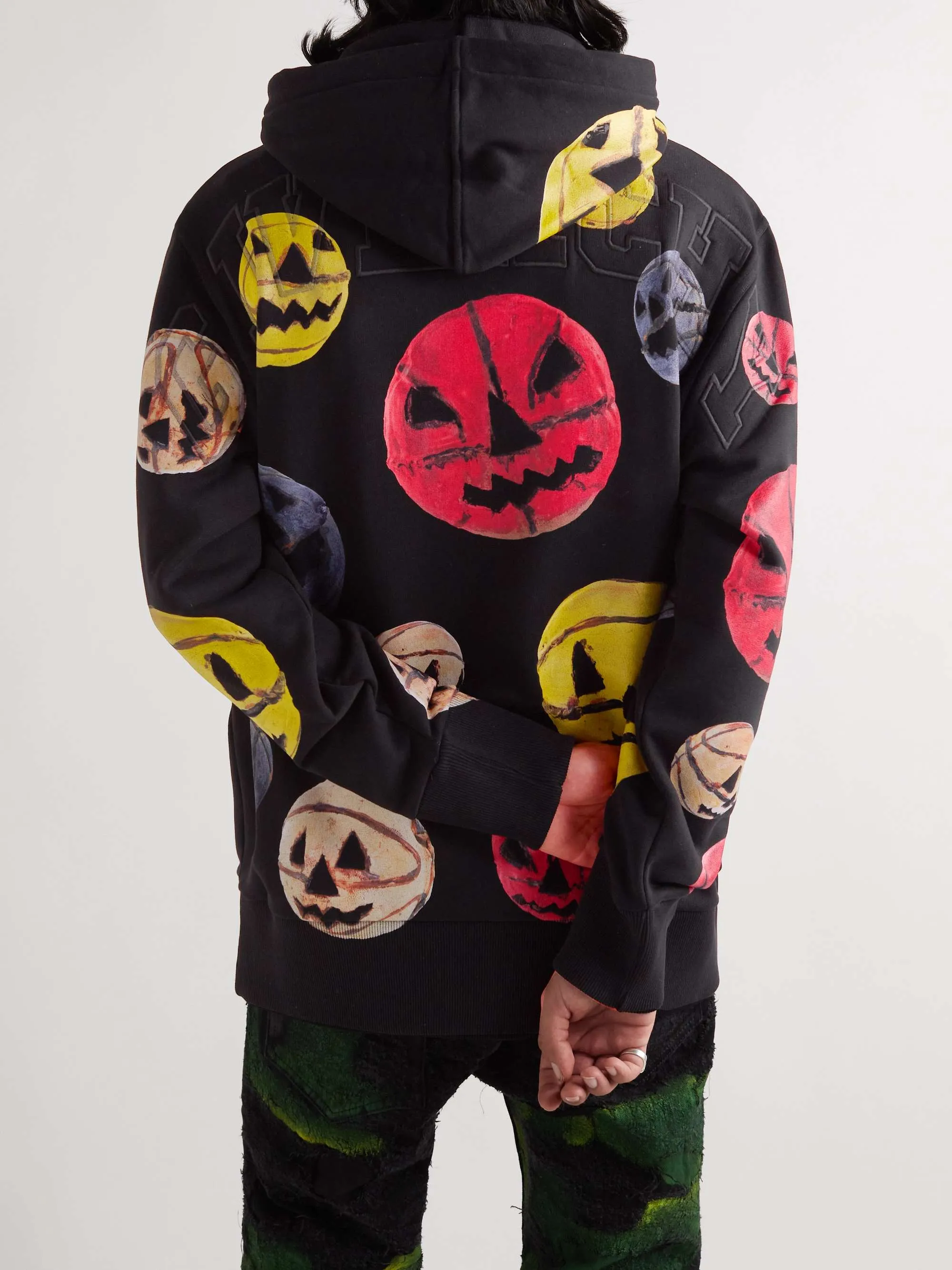 GIVENCHY   Josh Smith Printed Cotton-Jersey Hoodie