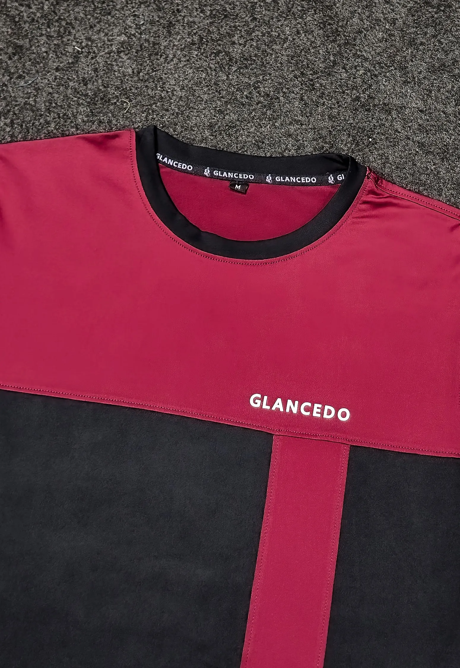 Glancedo Trendy Contrast Color-Block Quick-Dry Tracksuit