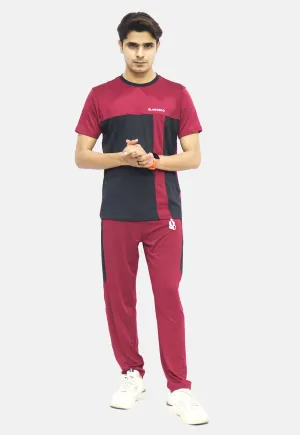 Glancedo Trendy Contrast Color-Block Quick-Dry Tracksuit