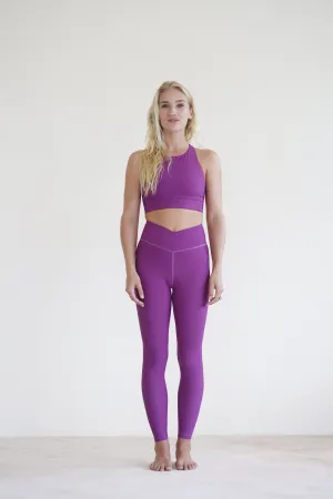 Goddess Bougainvillea Suede Legging