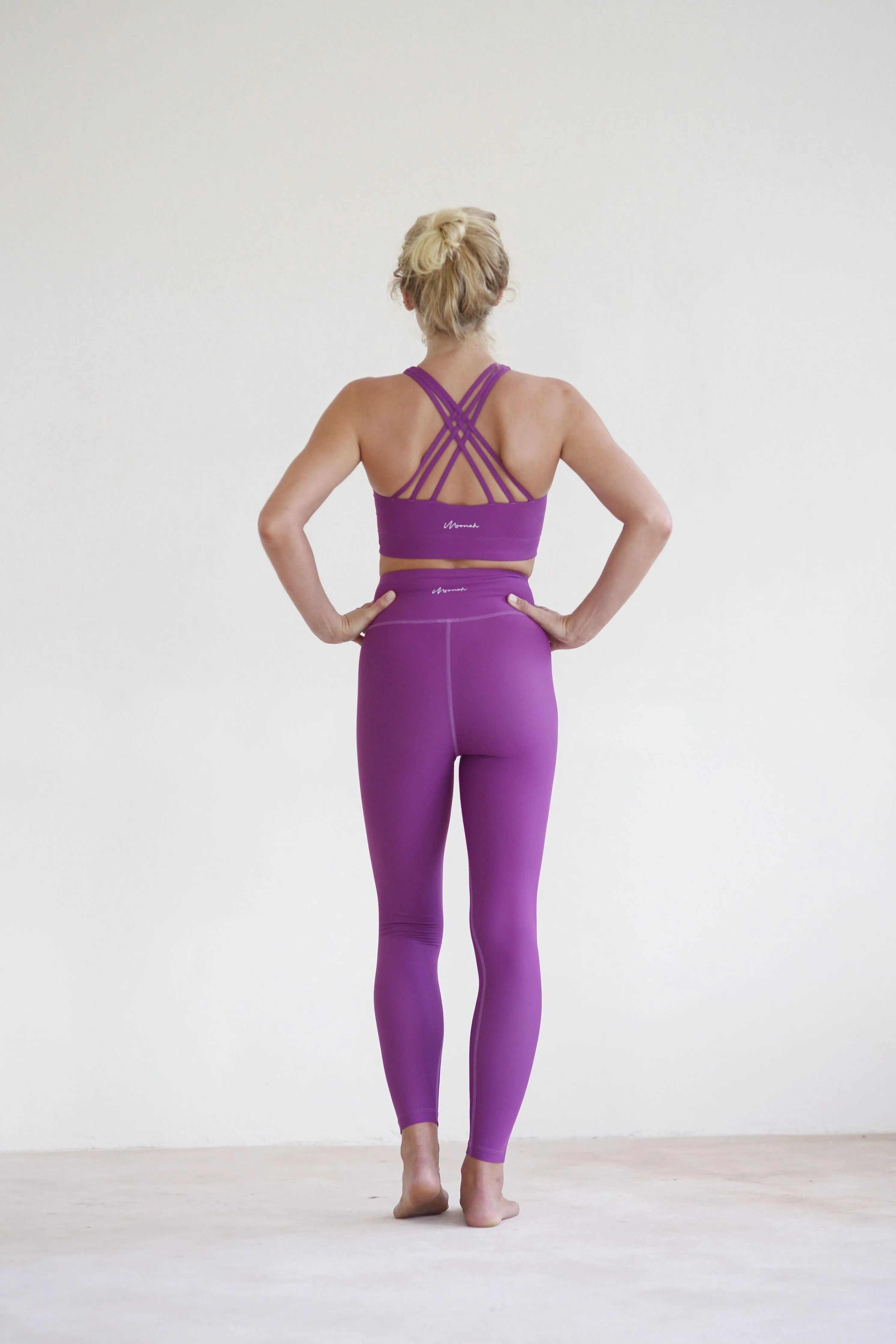 Goddess Bougainvillea Suede Legging
