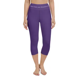 Goddess Swag Capri Leggings ~ Keep Calm and Goddess On