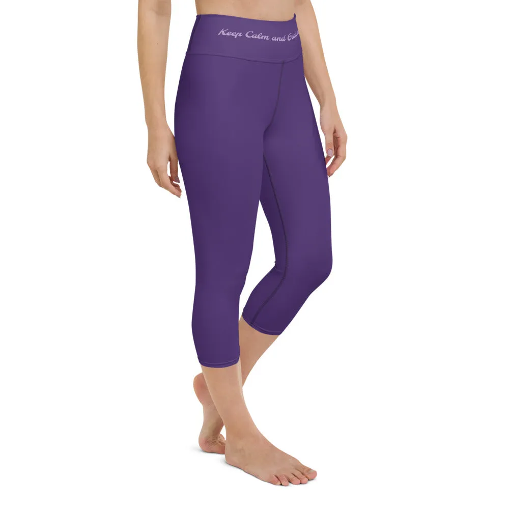 Goddess Swag Capri Leggings ~ Keep Calm and Goddess On