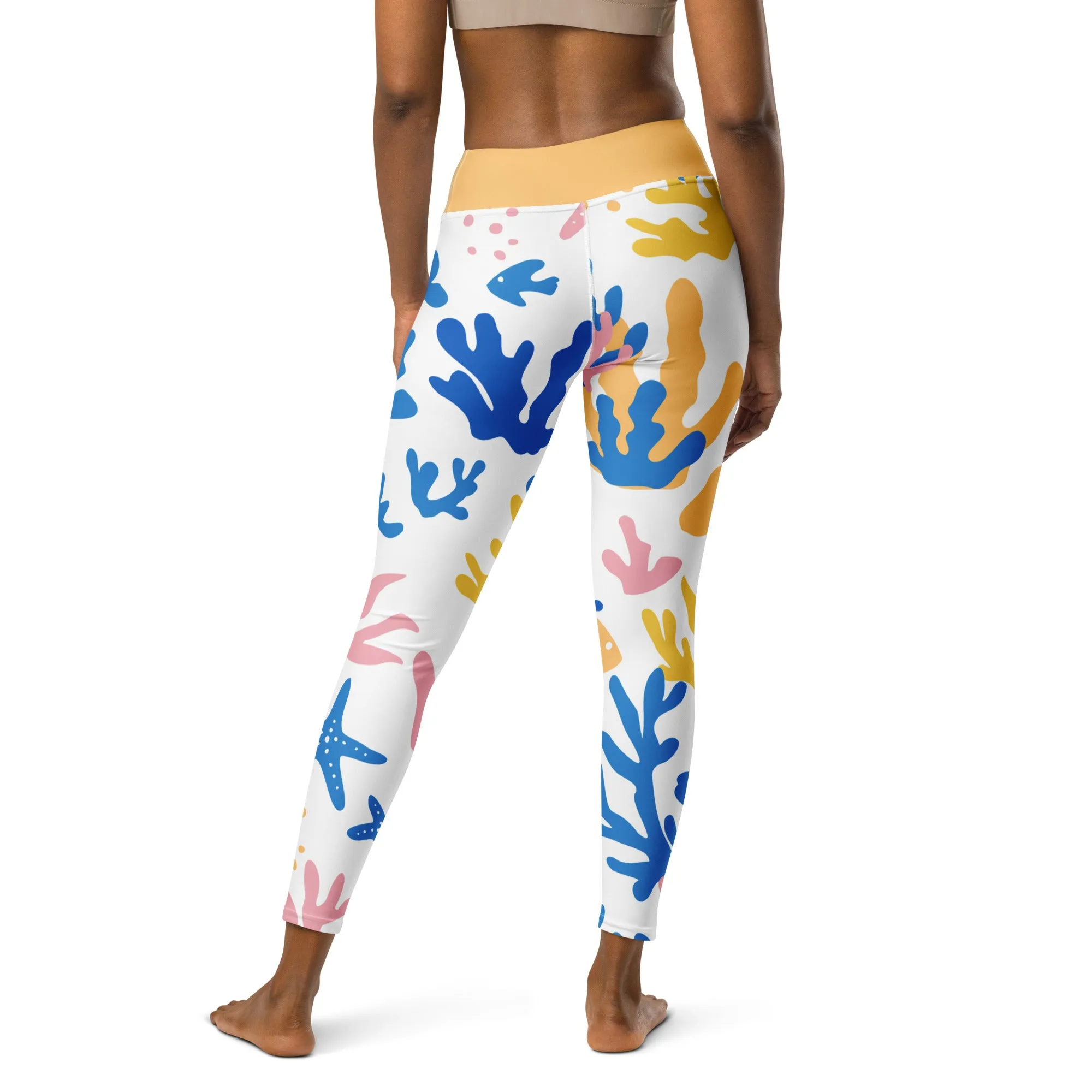 Golden Tides Yoga Leggings