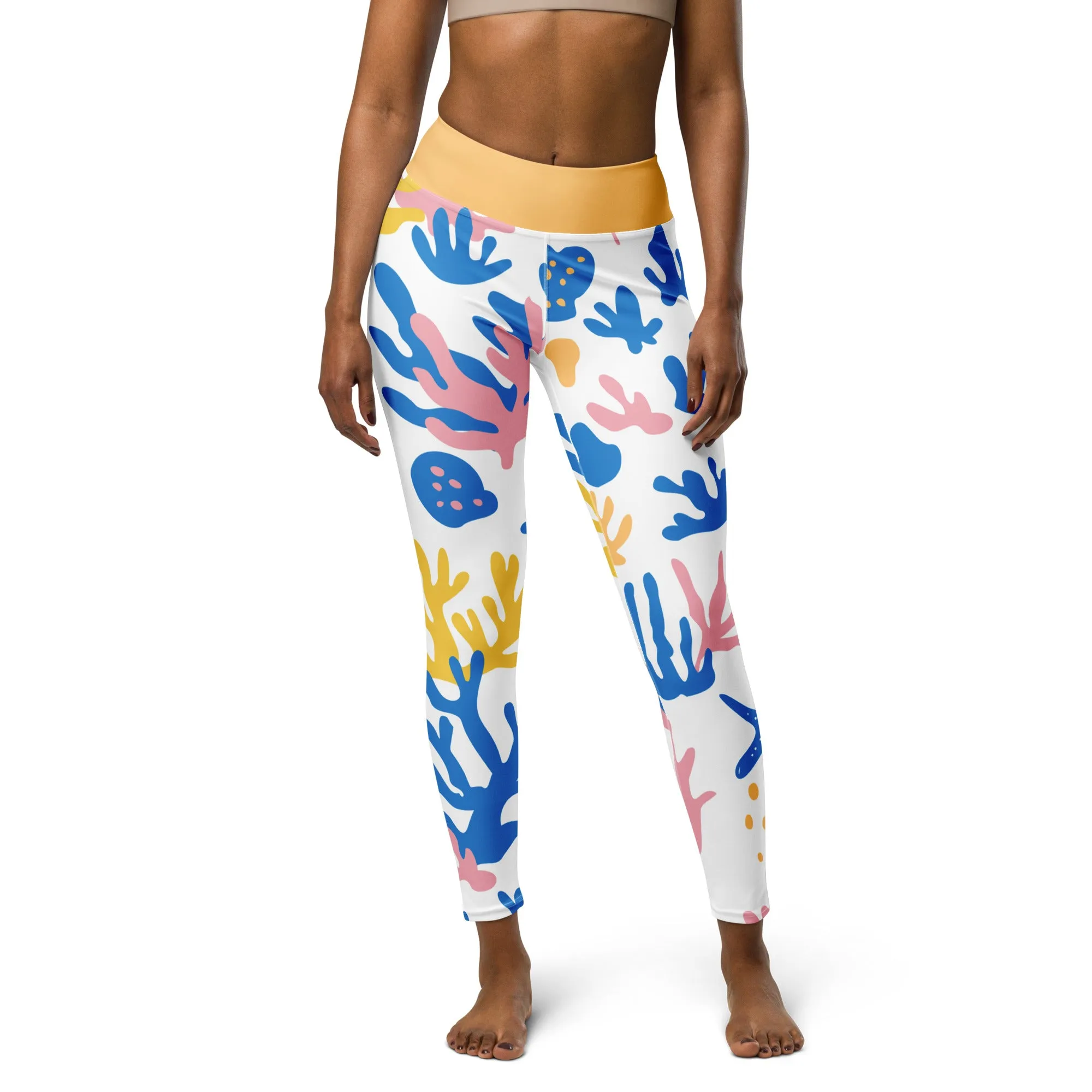 Golden Tides Yoga Leggings