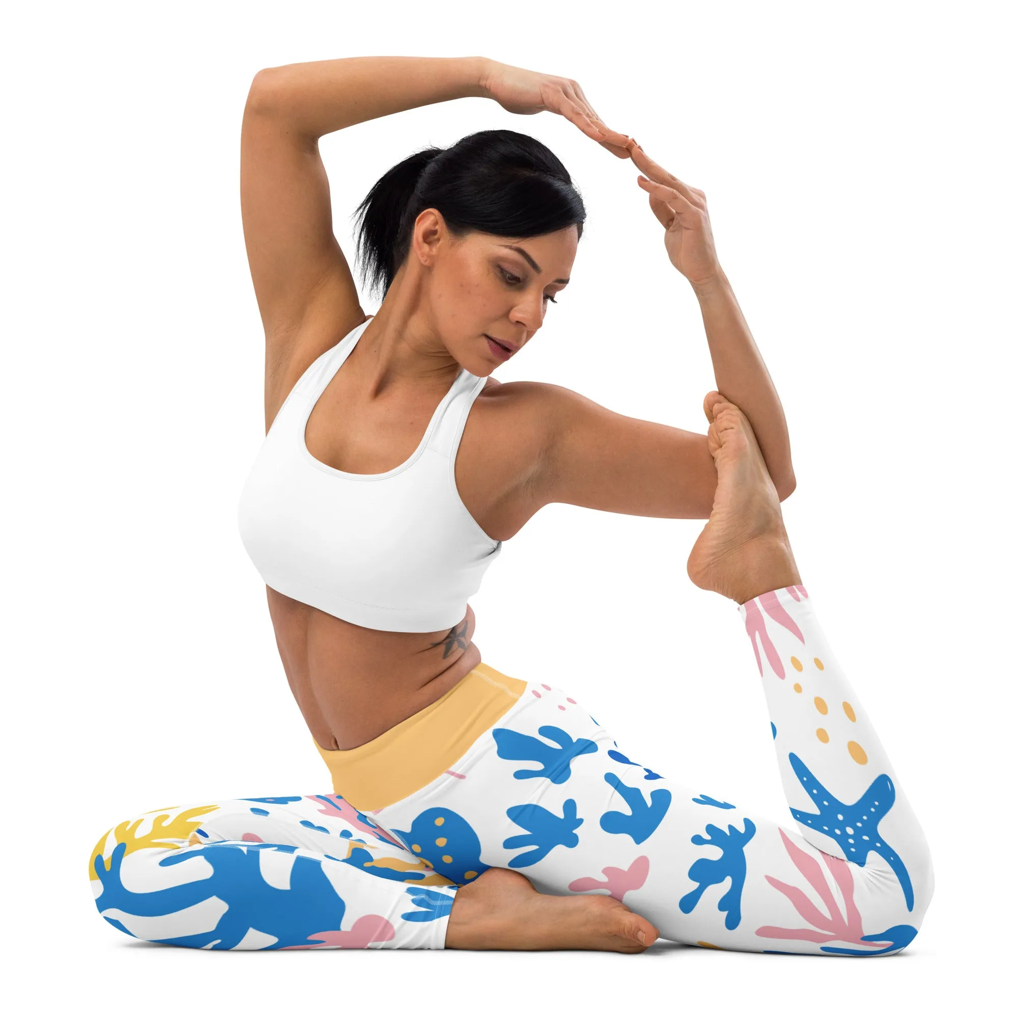 Golden Tides Yoga Leggings
