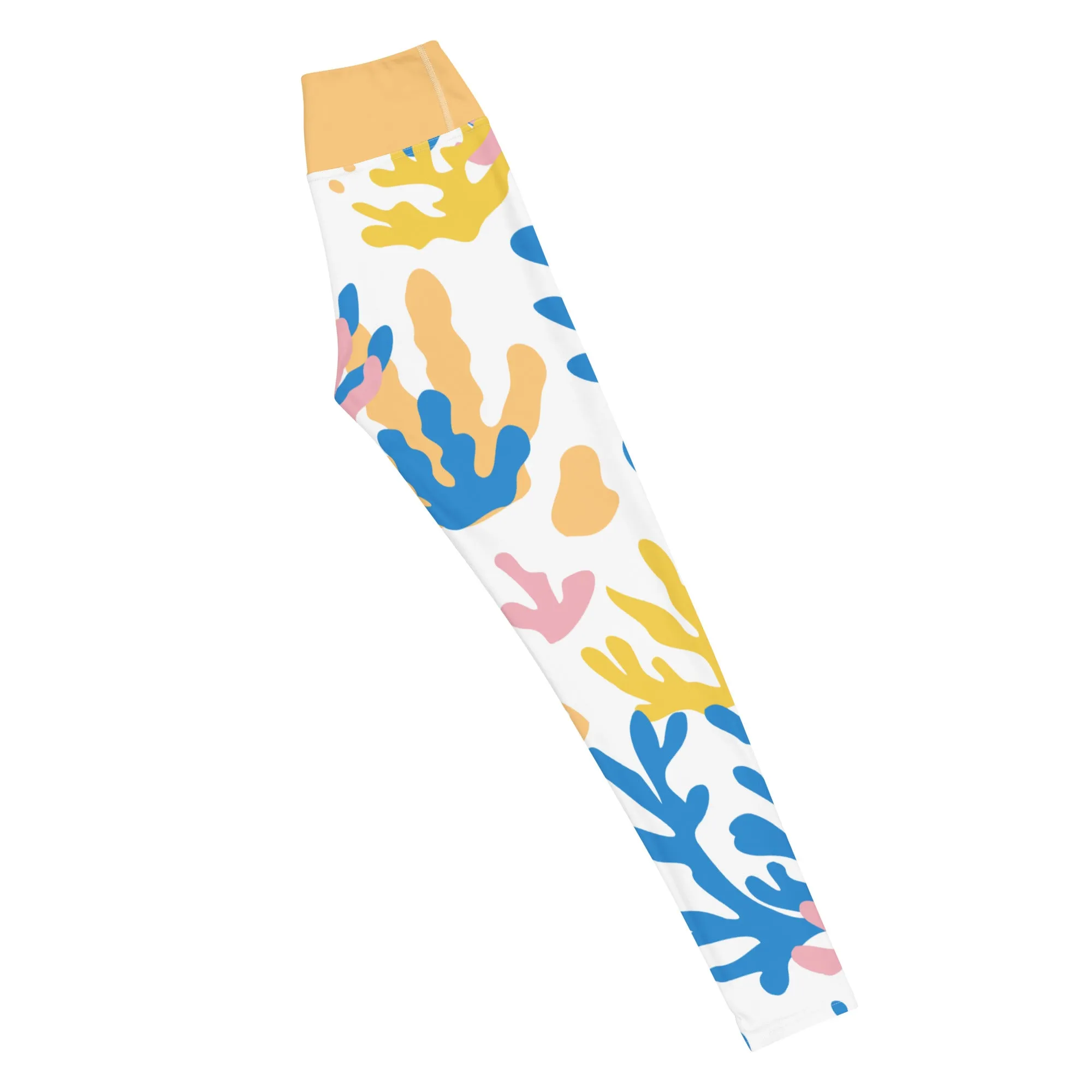 Golden Tides Yoga Leggings