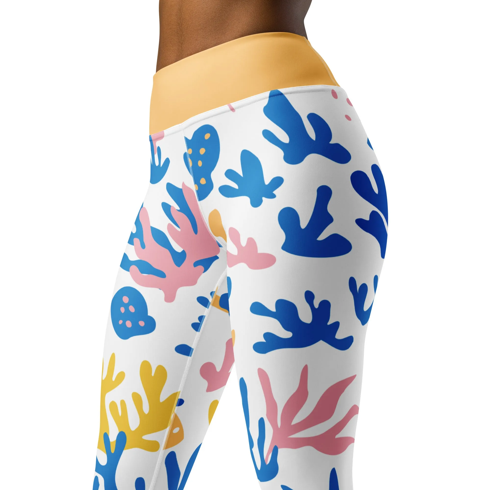 Golden Tides Yoga Leggings