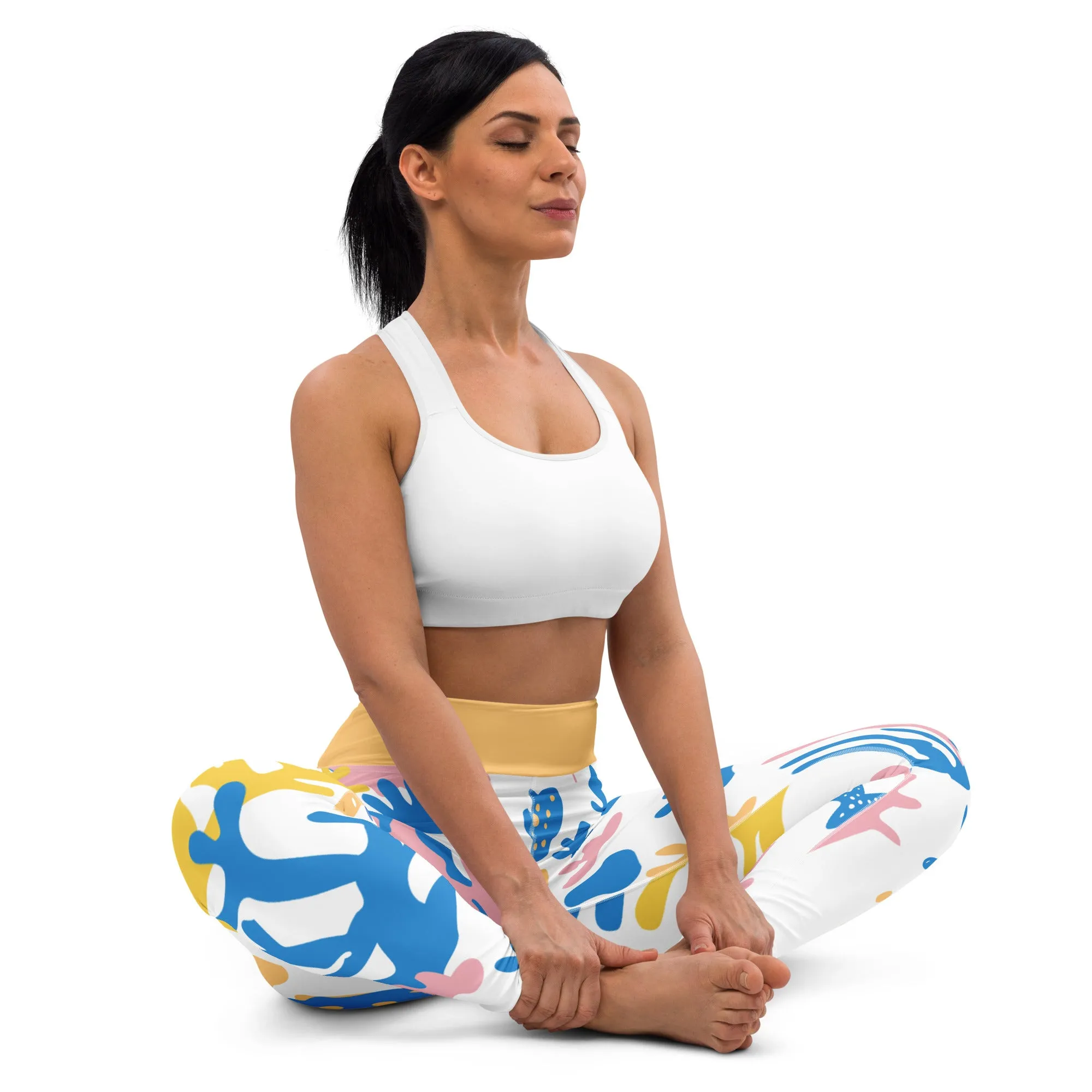 Golden Tides Yoga Leggings