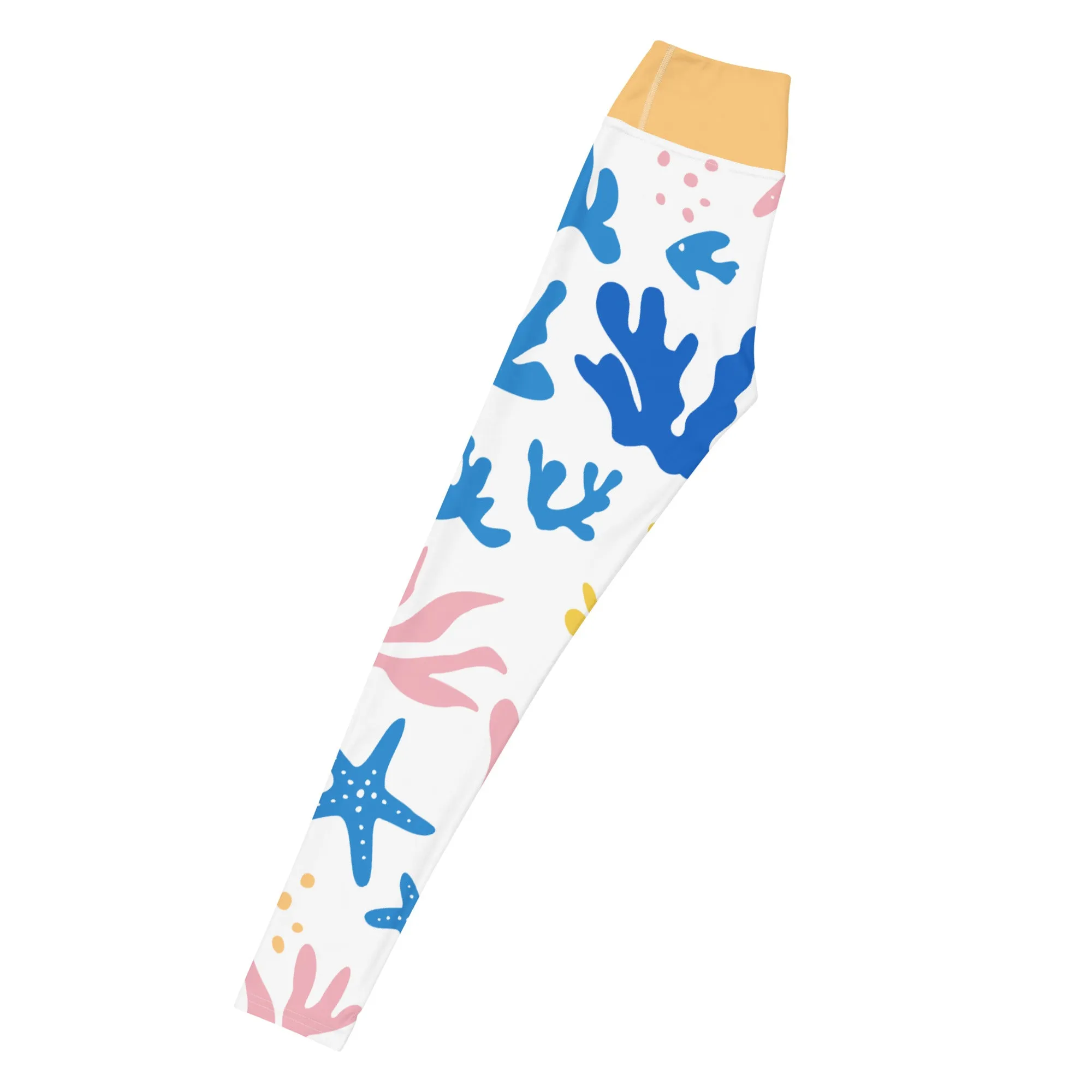 Golden Tides Yoga Leggings
