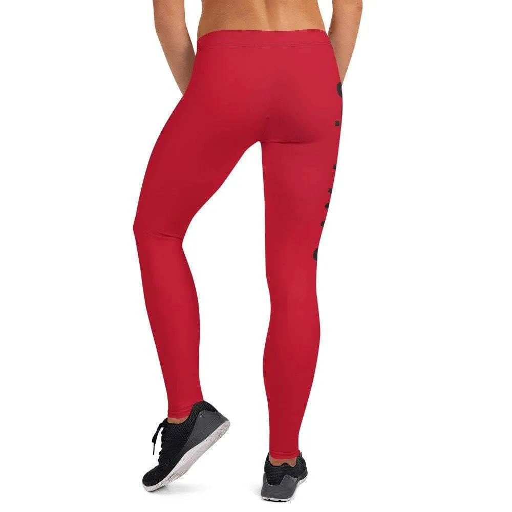 Got Melanin Leggings - Red