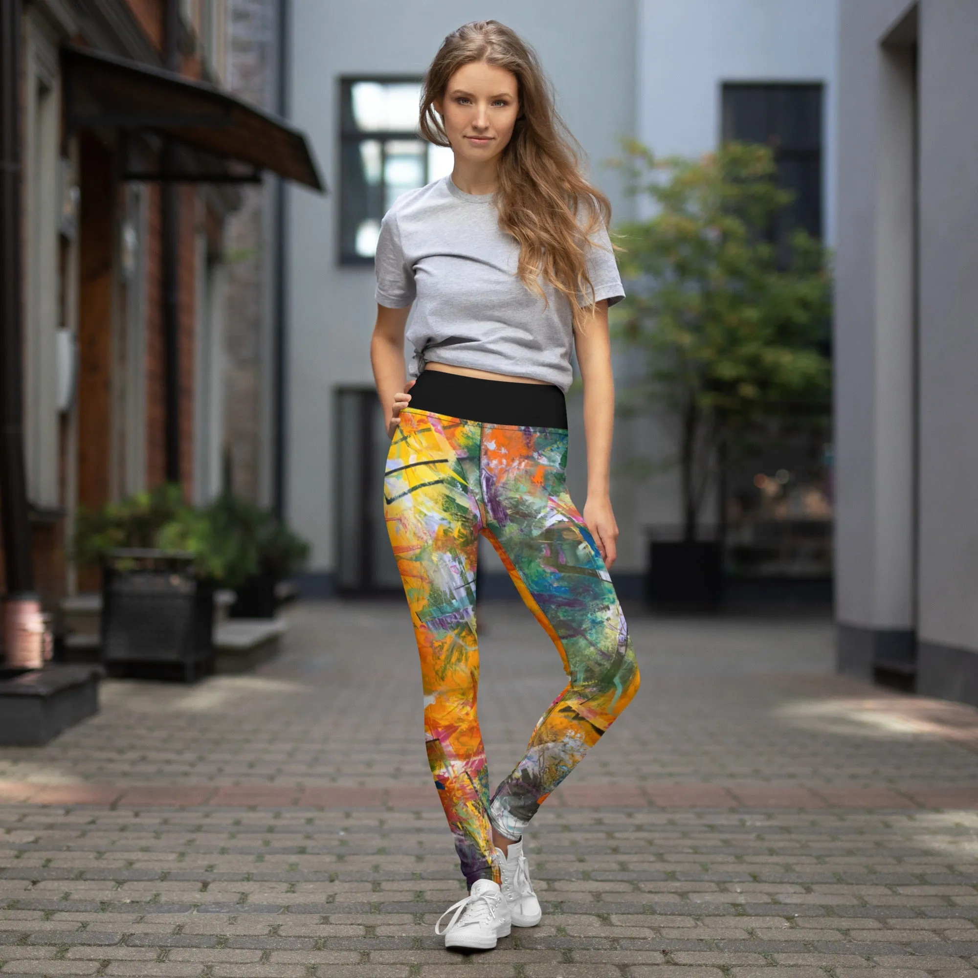 ‘Gotta Go’ Yoga Leggings