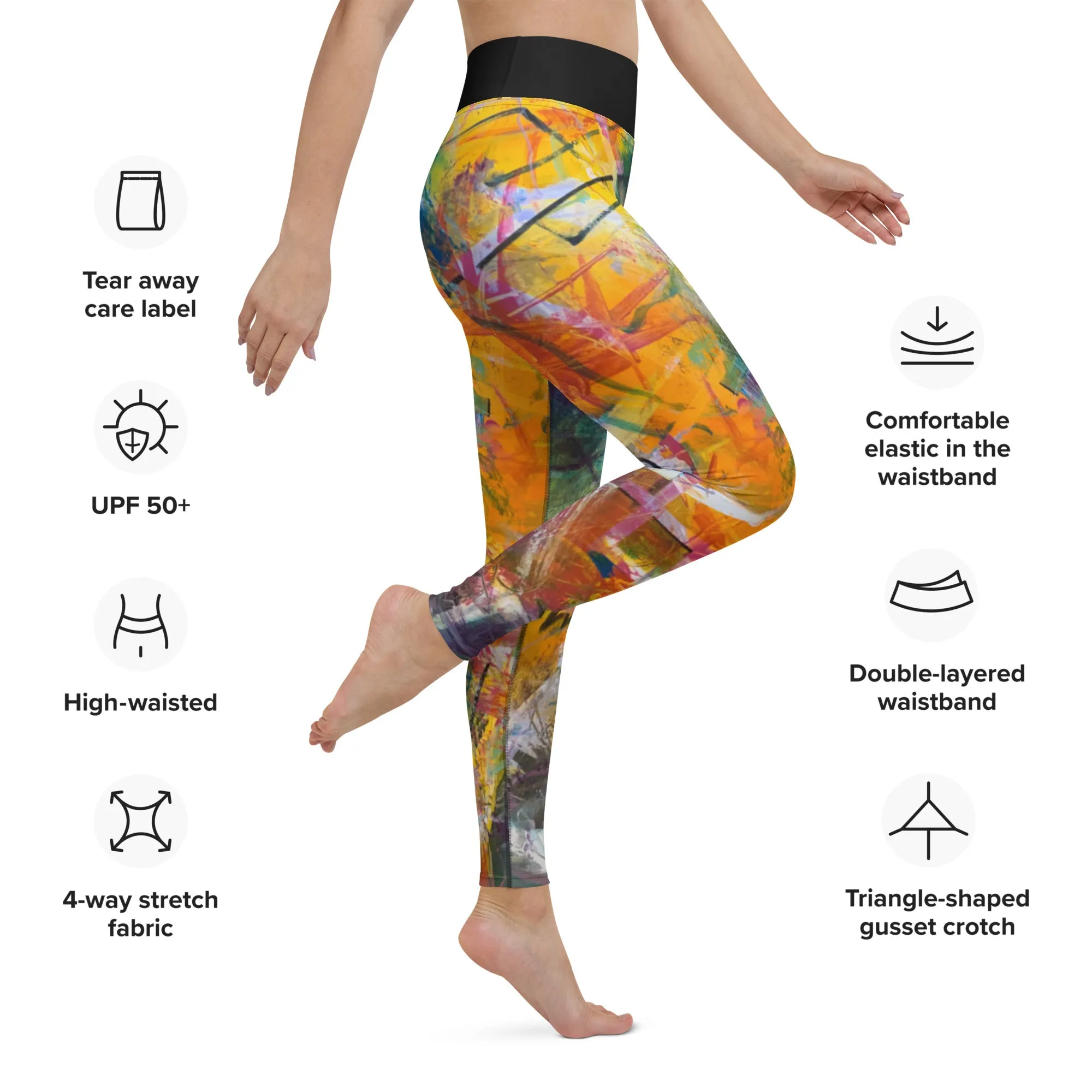 ‘Gotta Go’ Yoga Leggings