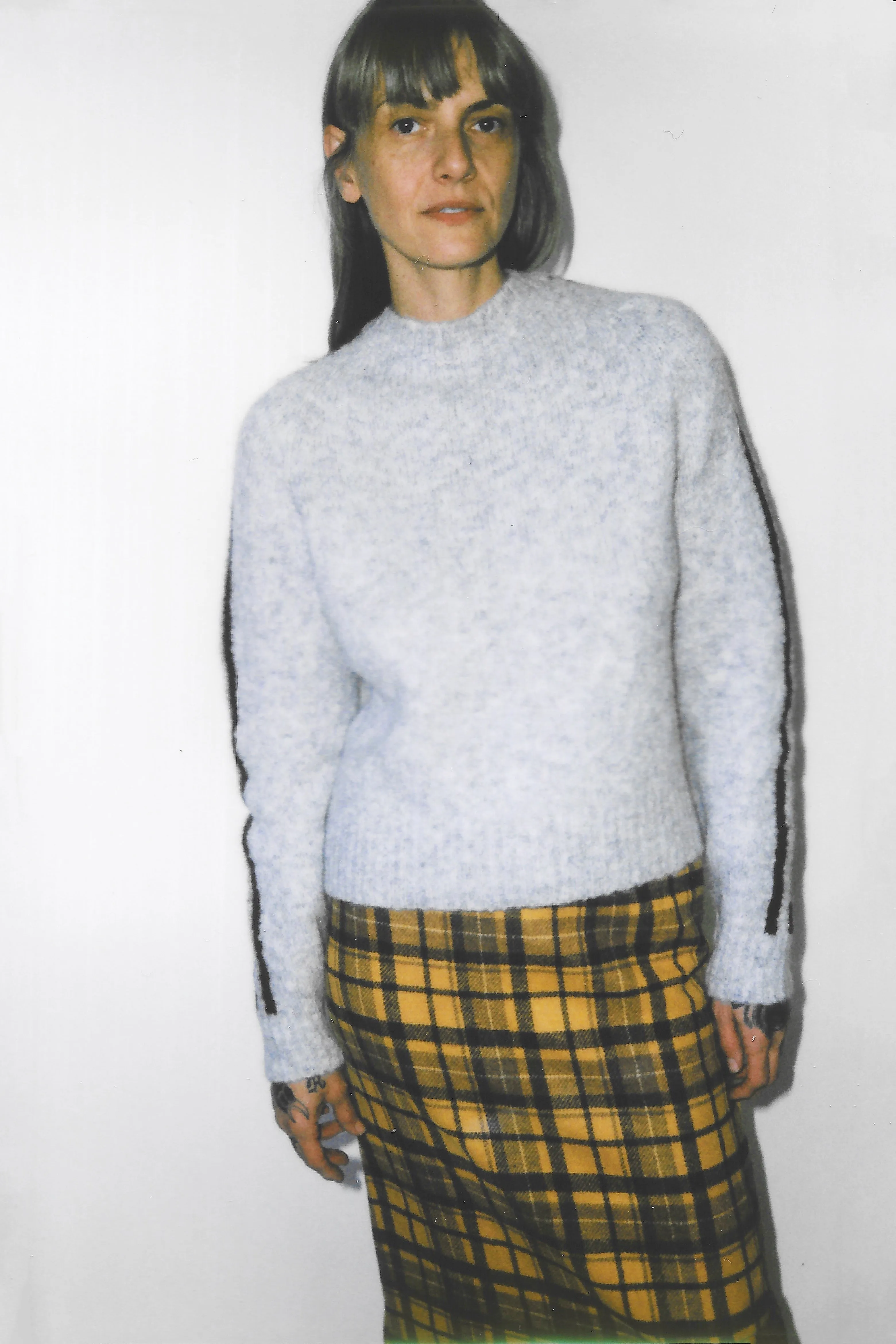 Grand Slam Sweater in Light Grey