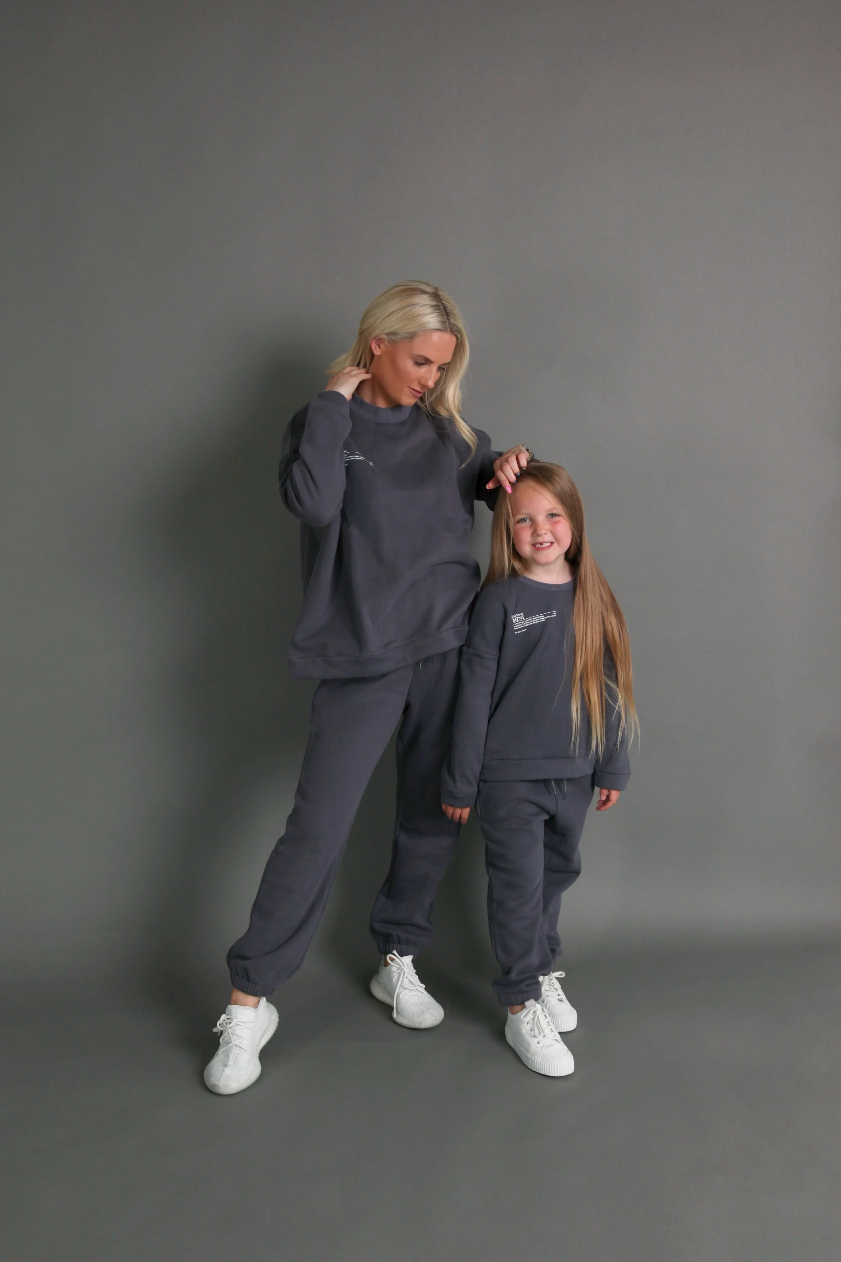 GREY ‘MAMA’ slogan tracksuit - ADULT