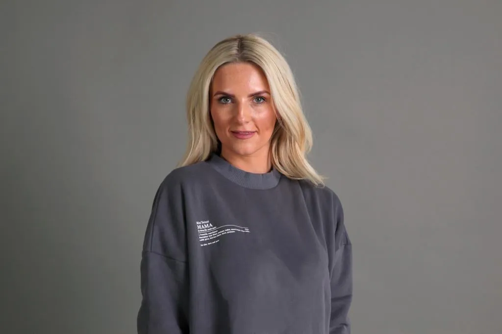 GREY ‘MAMA’ slogan tracksuit - ADULT
