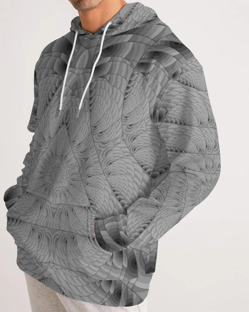 Grey Scale Triangle Men's Hoodie