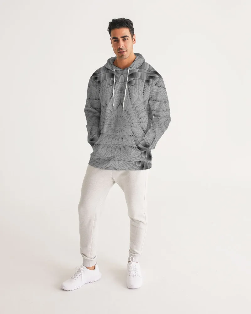 Grey Scale Triangle Men's Hoodie