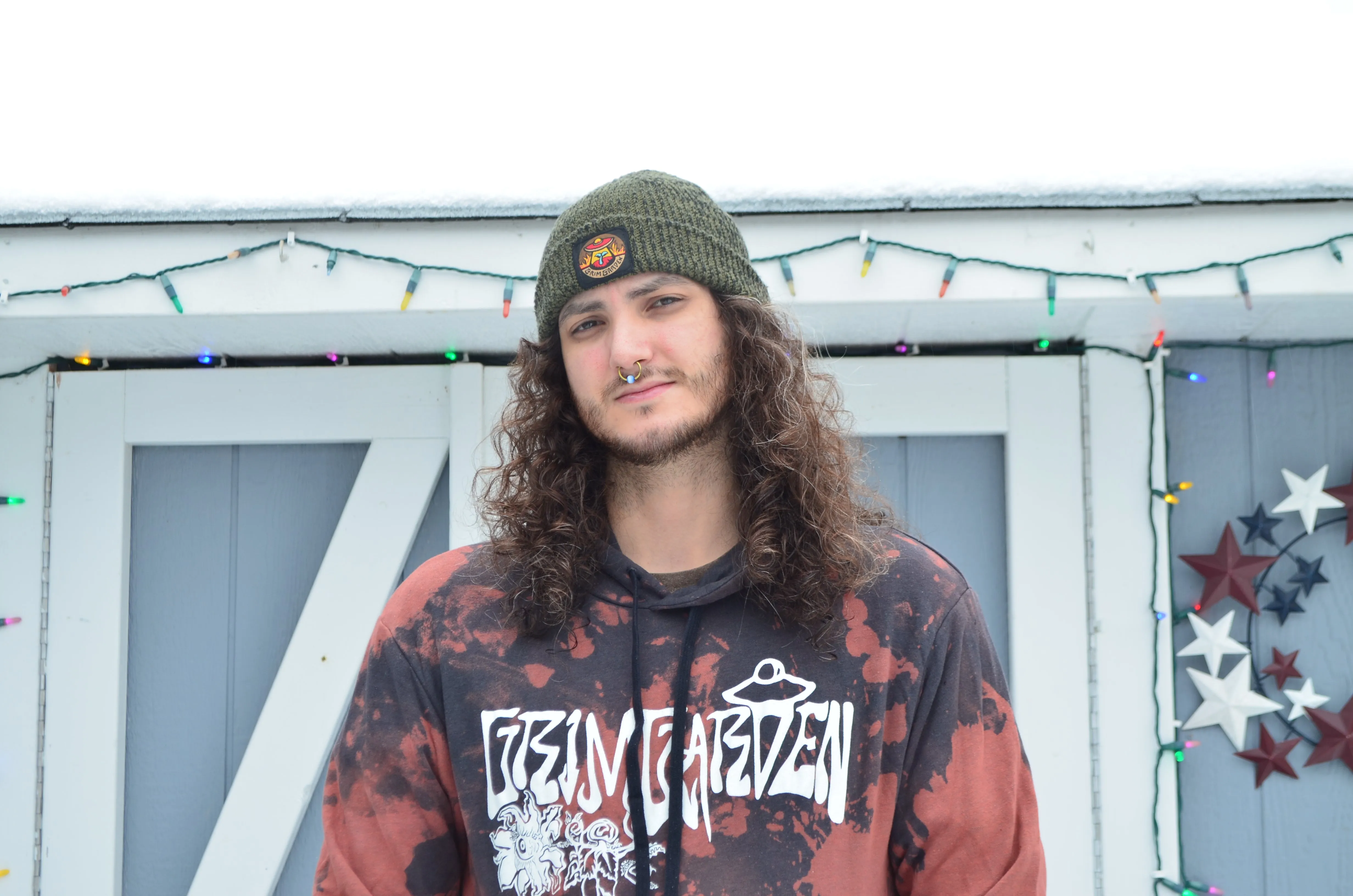 Grim Garden Classic Hoodie Bleached Edition