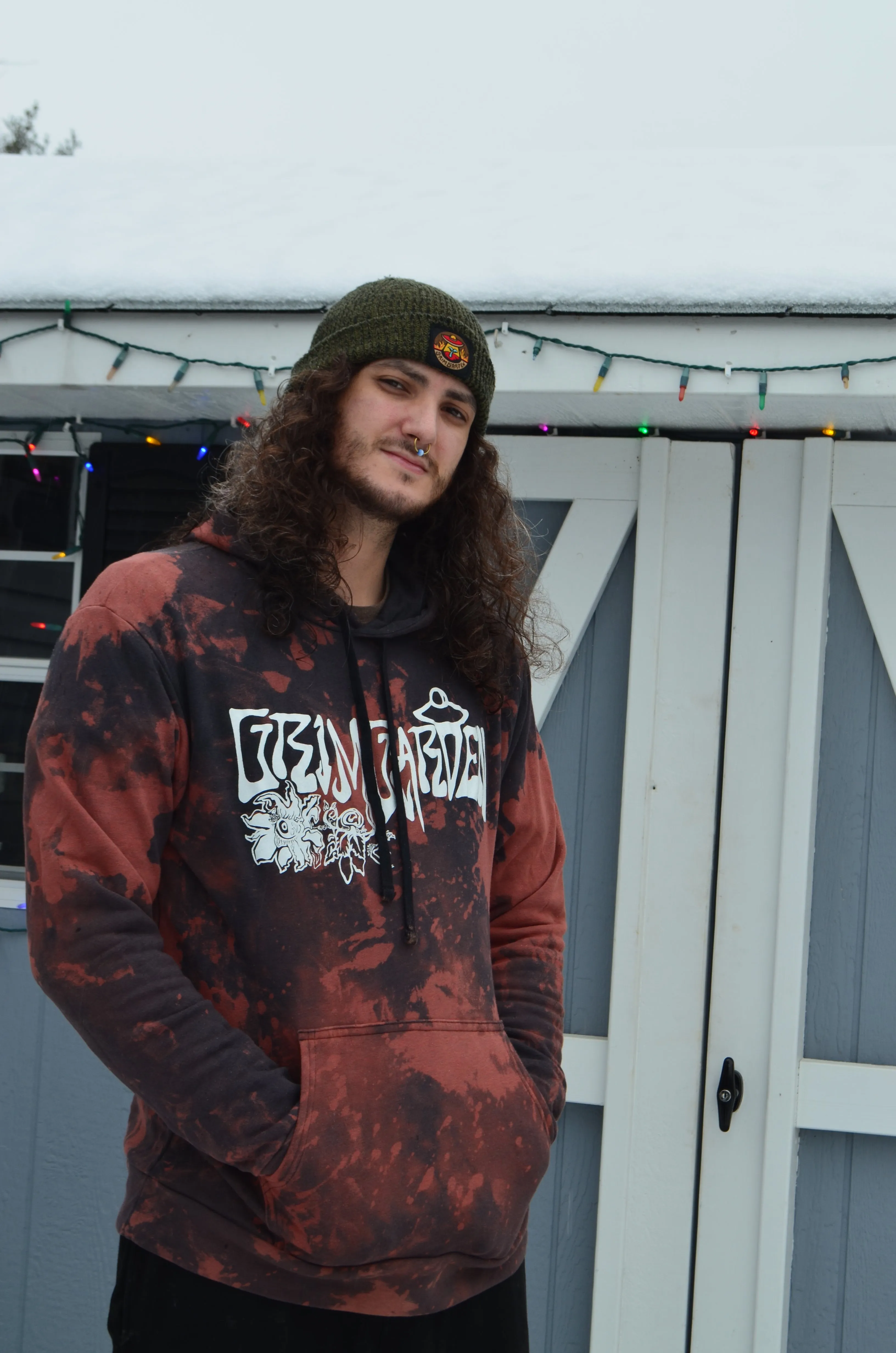 Grim Garden Classic Hoodie Bleached Edition