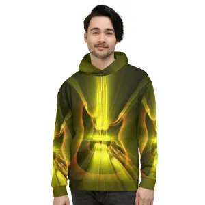 Guitar God Rays SRT Gold All-Over Print Hoodie
