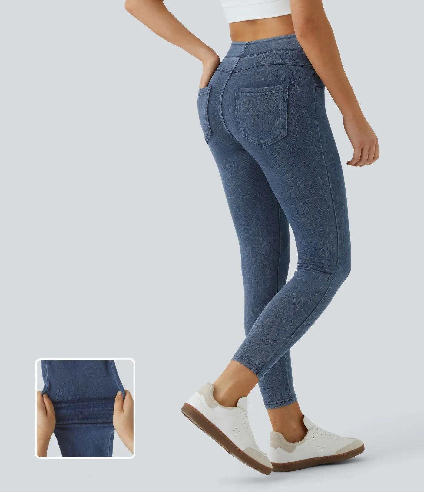 Halara Flex™ Jeans made from stretchy knit denim