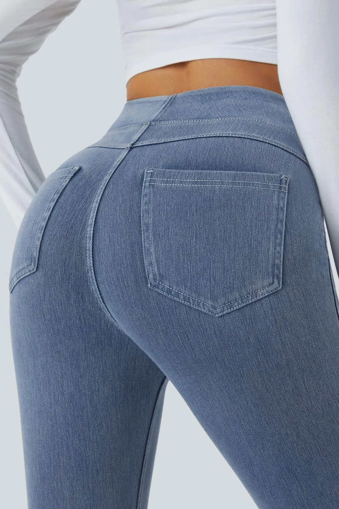 Halara Flex™ Jeans made from stretchy knit denim